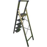 Алюминиевая стремянка SevenBerg calipso 5 широких ступеней золотая Calipso-5 gold