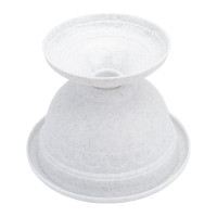 Низкий вазон Martika Колывань 0.6 л, диаметр 14 см, мрамор С142М