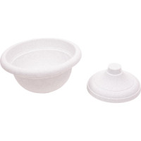 Низкий вазон Martika Колывань 1.1 л, диаметр 18 см, мрамор С143М