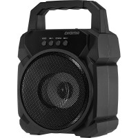 Портативная колонка DIGMA D-PS1500 черный, 10W, 1.0 BT, 10 м, 500 mAh SP1500B 1793576