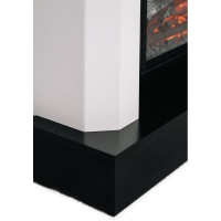 Каминокомплект ELEKAM nelson с очагом pulsar 60 белый с черным 100114