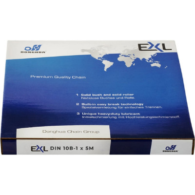 Цепь DONGHUA 10B-1 EXL DH (ПР-15,875-23) (316 зв.) 7533