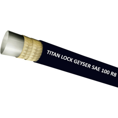 Термопластиковый рукав высокого давления TITAN LOCK «GEYSER» R8 SAE100, d=8 мм, 30 м TLGY008-R8_30