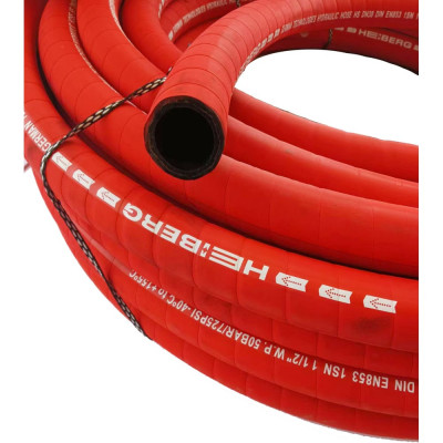 Рукав высокого давления HEIBERG Dn6 DIN EN853 1SN 1, рост 4",W.P 225 BAR, (-40 +155C), 100 м 0001T6