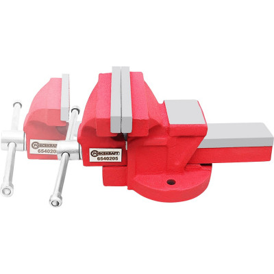 Тиски стальные с наковальней Forcekraft 5"-125мм FK-6540205(47019)