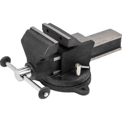 Тиски Forcekraft стальные поворотные с наковальней 4" 100мм FK-6540304(60297)