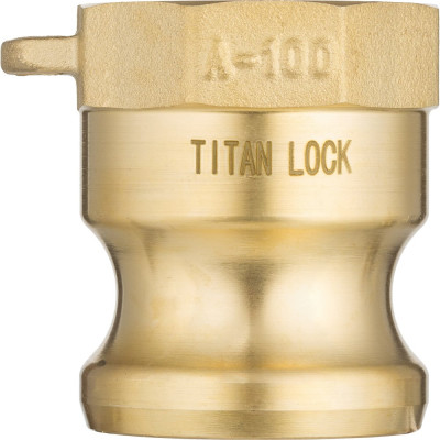 Камлок TITAN LOCK тип A ниппель, латунь, внутр. резьба BSP 2 1/2", TL250ABR