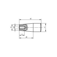 Конусная рукоятка KIPP K0172.206
