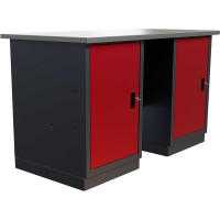 Слесарный двухтумбовый верстак IRONMEBEL worky wk-0/wk-0 1400 M-IM00171K