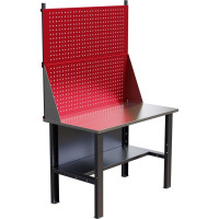 Стол верстак IRONMEBEL worky wk 1200 с двумя экранами M-IM00089K