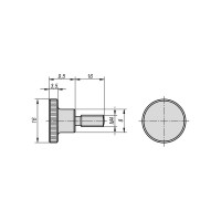 Ручка с накаткой KIPP K0140.042X16