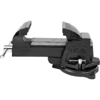 Тиски стальные поворотные с наковальней JCB 5"-125мм JCB-6540305(58990)