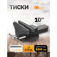 Тиски стальные с наковальней FORSTIME 10" (250мм) FT-6540210(60295)