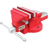 Тиски стальные с наковальней Forcekraft 5"-125мм FK-6540205(47019)