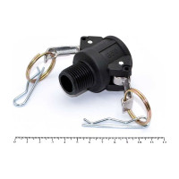Камлок полипропиленовый HIMPT (PP) B-050 1/2" (13 мм) 00-00012311