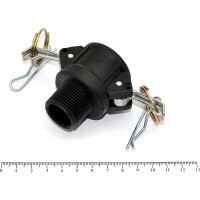 Камлок полипропиленовый HIMPT (PP) B-075 3/4" (20 мм) 00-00012319