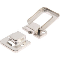 Замок-защелка на ящик ТУНДРА 27x40 мм, железный, цвет матовый никель 9259841