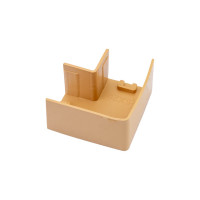 Поворот EKF Plast PROxima, 90 градусов, 25х25, 4 шт, под светлое дерево abl-25-25x4