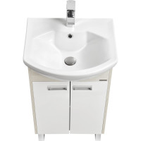 Тумба AQUATON БЕККА 50 белый/дуб Сомерсет для раковины SMILE-50 1A210801BAC20 00045164