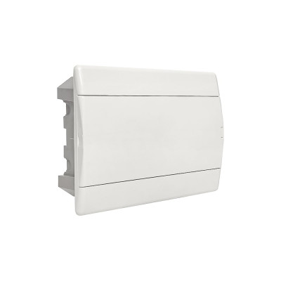 Распределительный щит EKF PROxima ЩРВ-П-12 "SlimBox" белая дверца, IP41 sb-v-12w
