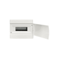 Распределительный щит EKF PROxima ЩРВ-П-12 "SlimBox" белая дверца, IP41 sb-v-12w