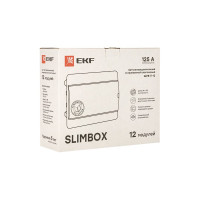 Распределительный щит EKF PROxima ЩРВ-П-12 "SlimBox" белая дверца, IP41 sb-v-12w