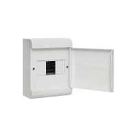 Распределительный щит EKF PROxima ЩРН-П-6 "SlimBox" белая дверца, IP41 sb-n-6w