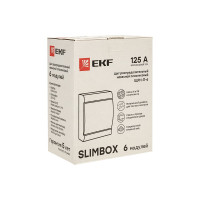 Распределительный щит EKF PROxima ЩРН-П-6 "SlimBox" белая дверца, IP41 sb-n-6w