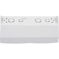 Розетка Bylectrica 2-местная, угловая открытая установка, с заземляющим контактом, со шторкой, серия УЮТ, белый, РА16-776