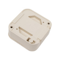 Выключатель Bylectrica 2-клавишная, открытая установка, 6А, IP54, серия ПРАЛЕСКА АКВА, А56-224 бежевый