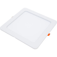 Квадратный встраиваемый даунлайт с драйвером Ecola LED downlight 18W 220V 4200K 225x225x20 DSRV18ELC