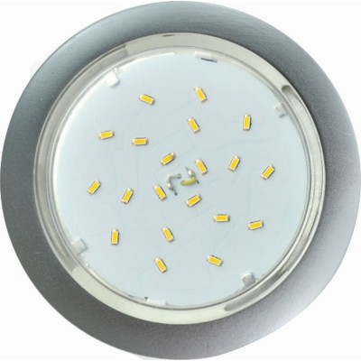 Встраиваемый светильник Ecola GX53 5355 Легкий Серебро 25x106 FS5355ECD
