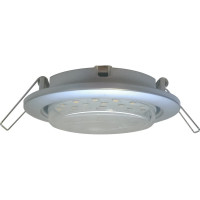 Встраиваемый светильник Ecola GX53 5355 Легкий Серебро 25x106 FS5355ECD