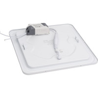 Квадратный встраиваемый даунлайт с драйвером Ecola LED downlight 15W 220V 4200K 195x195x20 DSRV15ELC