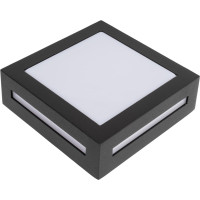 Накладной светильник Ecola LED 3082W IP65 матовый Квадрат GX53x1 Черный 136x136x55 FB53SSECH