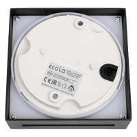 Накладной светильник Ecola LED 3082W IP65 матовый Квадрат GX53x1 Черный 136x136x55 FB53SSECH