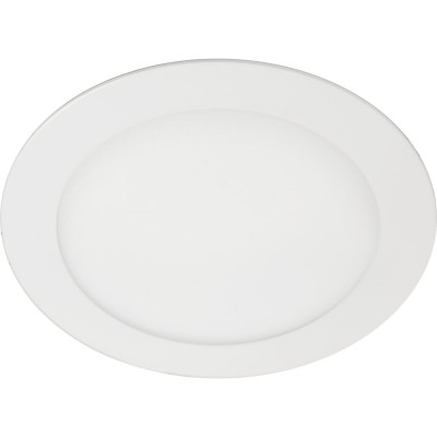 Встраиваемый круглый даунлайт с драйвером Ecola LED downlight 9W 220V 6500K 145x20 DRRD90ELC