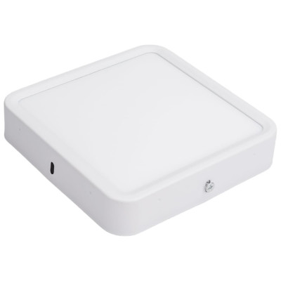 Накладной квадратный даунлайт с драйвером Ecola LED downlight 12W 220V 6500K 160x160x32 DSSD12ELC