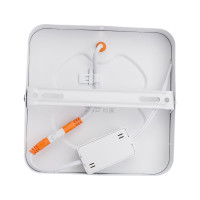 Накладной квадратный даунлайт с драйвером Ecola LED downlight 12W 220V 6500K 160x160x32 DSSD12ELC