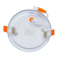Встраиваемый круглый даунлайт с драйвером Ecola LED downlight 6W 220V 6500K 120x20 DRRD60ELC