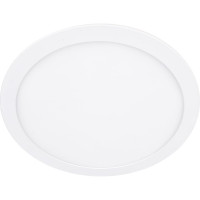 Встраиваемый круглый даунлайт с драйвером Ecola LED downlight 24W 220V 4200K 300x20 DRRV24ELC