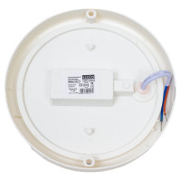 Накладной светильник Ecola LED ДПП Круг IP65 матовый белый 12W 220V 4200K 140x45 DPRV12ELC