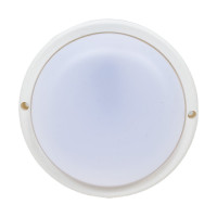 Накладной светильник Ecola LED ДПП Круг IP65 матовый белый 12W 220V 4200K 140x45 DPRV12ELC