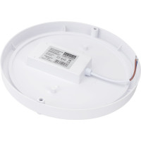 Накладной светильник Ecola LED ДПП Круг IP65 матовый белый 24W 220V 4200K 210x45 DPRV24ELC