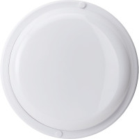 Накладной светильник Ecola LED ДПП Круг IP65 матовый белый 24W 220V 4200K 210x45 DPRV24ELC