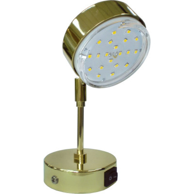 Поворотный светильник Ecola GX53 FT4173 на среднем, кронштейн, золото 210x80 FG5341ECB