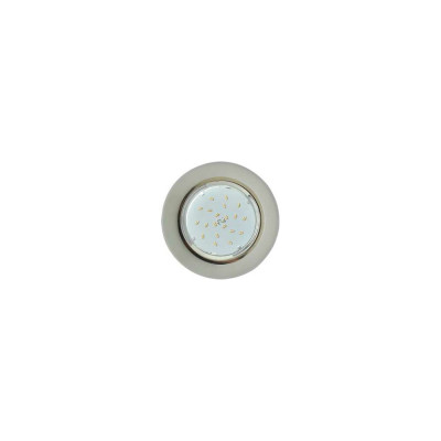 Светильник Ecola GX53 H4 5310 Glass стекло, круг хром - матовый 38x126 FL53RNECH