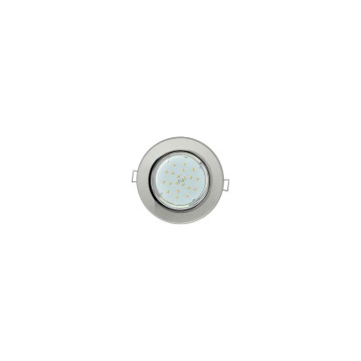 Светильник Ecola GX53 H4 5310 Glass стекло, круг хром - хром, зеркальный 38x126 FM53RNECH