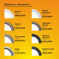 Встраиваемый светильник Ecola GX53 H4 LD5300 без рефлектора, подсветка, белый 48x106 SW53LDEFB
