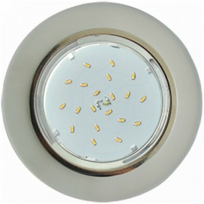 Светильник Ecola GX53 H4 LD5310 Glass стекло, круг, подсветка хром - матовый 38x126 SL53RNECH